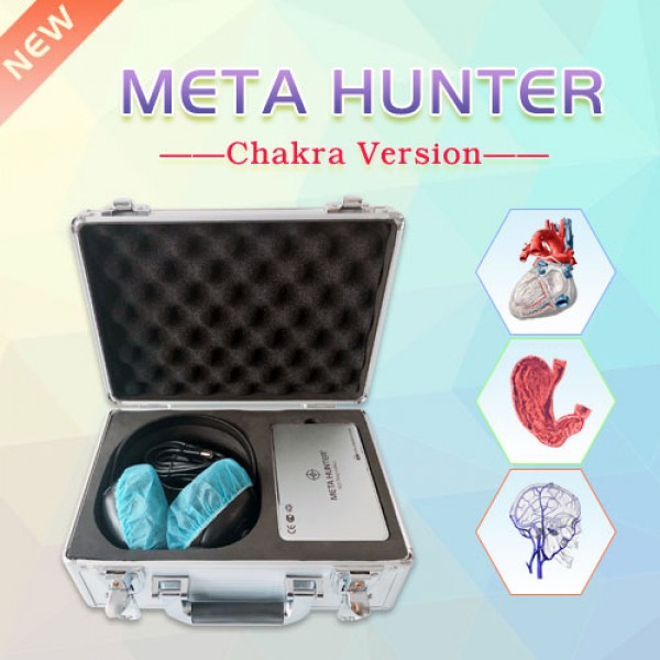 Máquina de biorresonancia Meta Hunter con curación de chakras