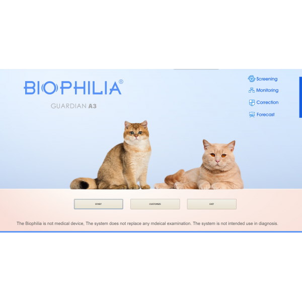 Biophilia Guardian A3 Bioresonance Machine for cats